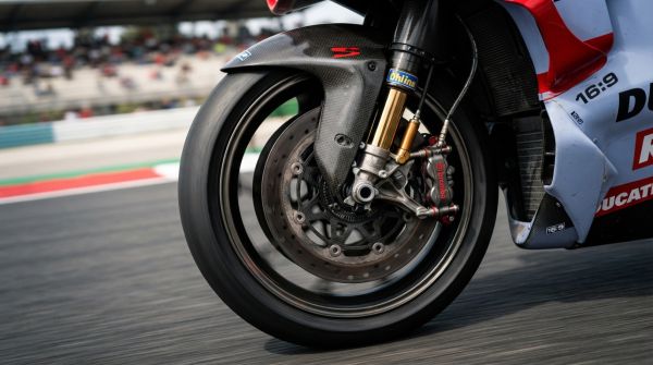Quels sont les critères pour sélectionner des plaquettes de frein en carbone pour une moto de course ?